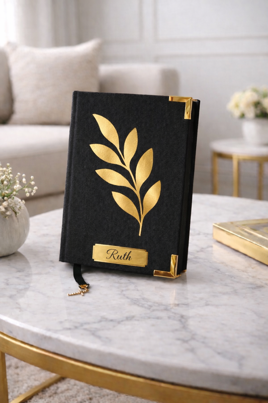 Olive Leah - Gold - Holy Bible - English - NIV,NKJ and KJ - Letter Large