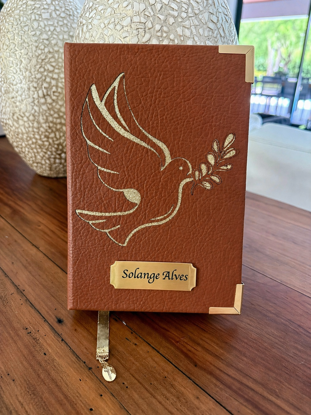 Holy Spirit Collection - Caramelo/Gold - Leather